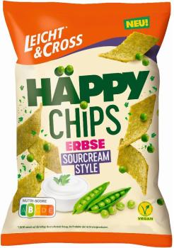 LEICHT & CROSS - Häppy Chips Erbse Sourcreme Style 90g